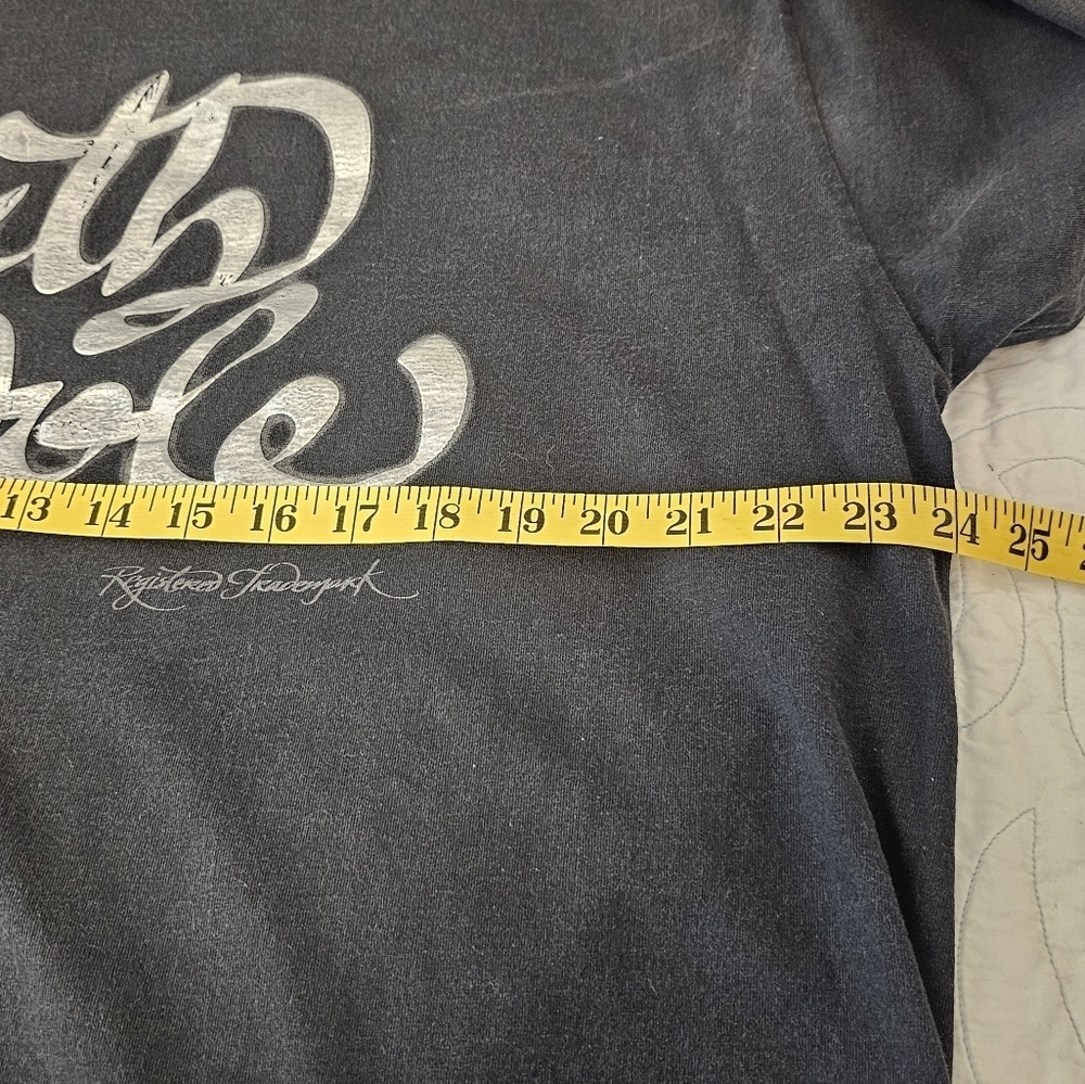 South Pole Black  & Silver Graphic Vintage T-Shirt for Men Approximately XL - Picture 5 of 6